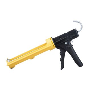 Dripless 10 oz. ETS Pro Series Caulk Gun,  with Optional  Dripless® feature, Yellow