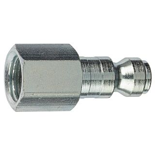 Tru-Flate 12-135 T-Style Plug, 1/4 in FNPT, Steel