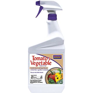 Bonide Tomato and Vegetable Pyrethrins, Liquid, Spray Application, 32 oz.