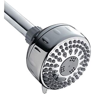 Waterpik TRS-523T Handheld Shower Head, 5-Spray Function, 60 in L Hose, Chrome