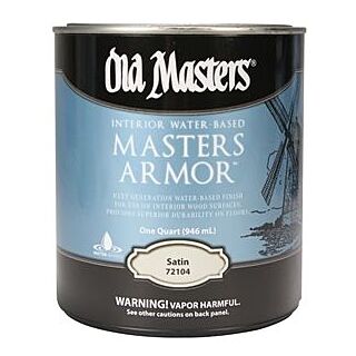 Old Masters, Masters Armor® Interior Clear Finish, Satin, Quart