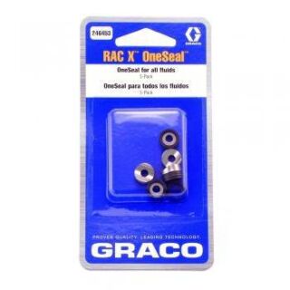 Graco Spray Tip Gasket, RAC X One Seal Gasket, 5 Pack