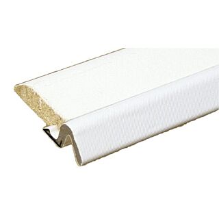 Randall Wood Door Weatherstrip with Q-Lon, Top & Sides, Clam, White Primed