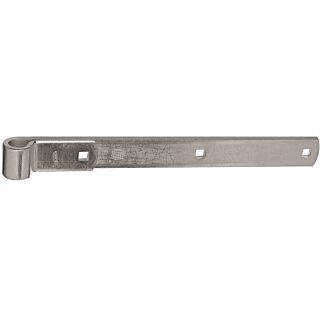National Hardware N130-799 Strap Hinge, 200 lb Weight Capacity, Steel, Zinc