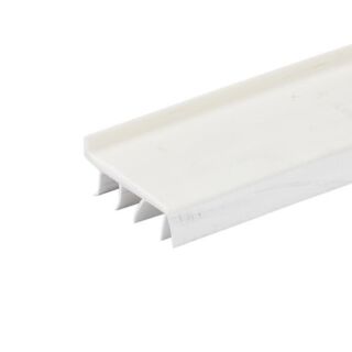 Randall Vinyl Door Bottom for 1-¾  in. to 2 in. Thick Doors, 3 ft., White