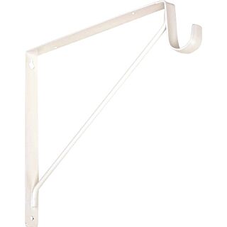 National Hardware S822-094 Shelf/Rod Bracket, 125 lb Weight Capacity