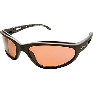 Edge TSM215 Polarized Safety Glasses, Nylon Frame, Black Frame