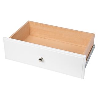 Easy Track Closet Organization Deluxe Drawer, 8 in., White