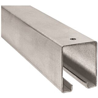 National Hardware N105-726 Box Rail, Galvanized Steel, 8 ft.