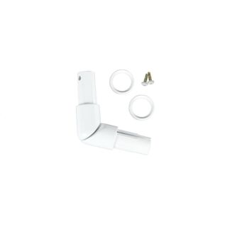 DSI ADA Adjustable Elbow (6), 90 - 180 Degrees, White