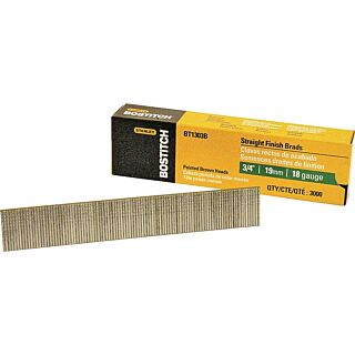 Bostitch BT1303B Brad Nail, 3/4 in L, 18 ga, Coated