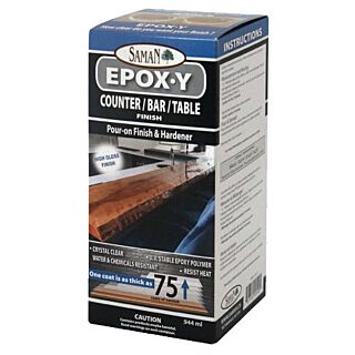 SamaN EPOXY Pour-On Finish & Hardener, 1 Liter