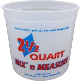 ENCORE Mix' n Measure Container, 2-1/2 Quart