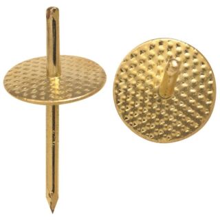 OOK 50091 One-Step Hanger, 20 lb Weight Capacity, Brass