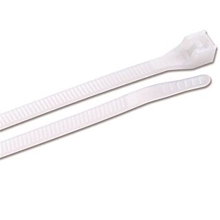 GB 45-315 Double Lock Cable Tie, 6/6 Nylon, Natural