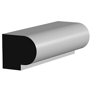 Millwork Design by Oxford AB110, 5/8 in. x 5/8 in. Bead Moulding, Primed Finger-Jointed Pine, 16 ft.