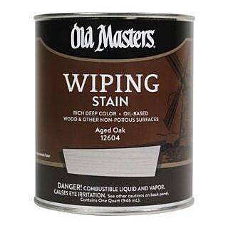 Old Masters, Wiping Stain, Aged Oak, Quart