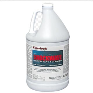 Fiberlock SHOCKWAVE Disenfectant & Cleaner, Concentrate, Gallon