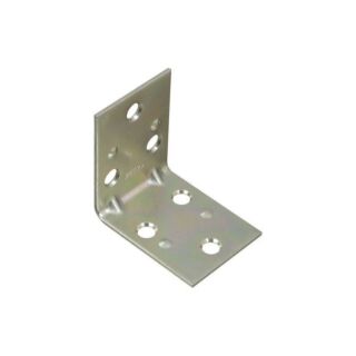 National Hardware V121 Series N285-551 Corner Brace, 0.07 in, Steel, Zinc
