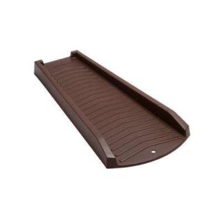 Amerimax Polypropylene Splash Block, Brown