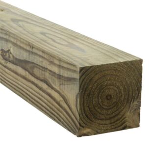 4 x 4 x 10 ft. Southern Yellow Pine #1 Grade Pressure Treated Post