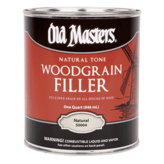 Old Masters Woodgrain Filler Oil-Based, Natural, Quart