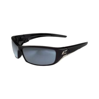 Edge Eyewear Black RECLUS Frame Silver Mirror Lens