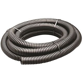 GB FLX-3810T Corrugated, Spilt Tube, 3/8 in Dia, 10 ft L, Polypropylene, Black