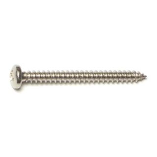 MIDWEST #6 x 1½ in. 18-8 Stainless Steel Phillips Pan Head Sheet Metal Screws, 66 Count