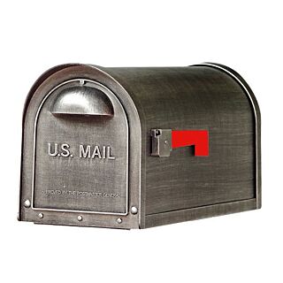 Special Lite Classic Curbside Post Mount Mailbox Swedish Silver