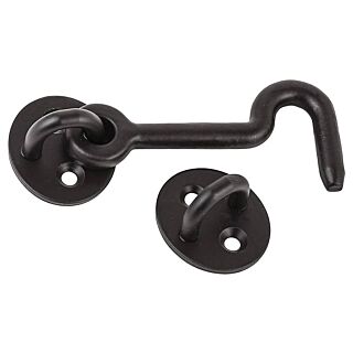 National Hardware N187-034 Privacy Hook, Steel, Oil-Rubbed Bronze