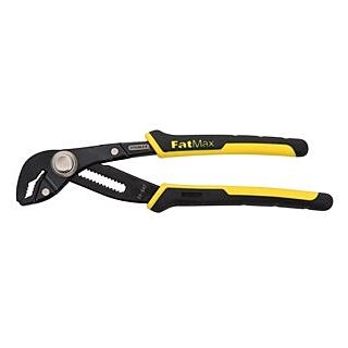 STANLEY FATMAX Push-Lock Adjustable Joint Plier, 8¼ in. Long Comfort-Grip Handle