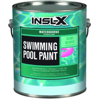 INSL-X Waterborne Swimming Pool Paint, Semi-Gloss, Royal Blue, Gallon