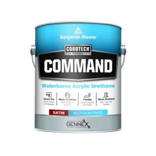 Benjamin Moore Corotech Command Waterborne Acrylic Urethane, Satin