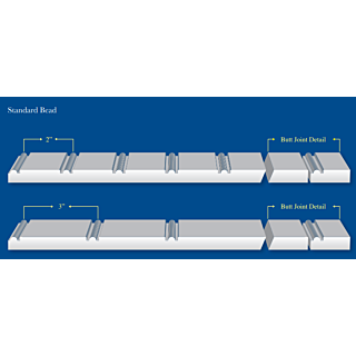Nantucket Beadboard MDF Panels, Standard Bead 4 ft. x 8 ft.