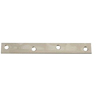 National Hardware 220285 Mending Brace, 6 in L, Steel, Zinc