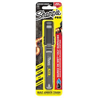 Sharpie 2018321 Permanent Marker, Chisel Black Lead/Tip