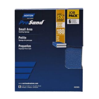 Norton ProSand Sanding Sponge, Small Area, 6 Pack