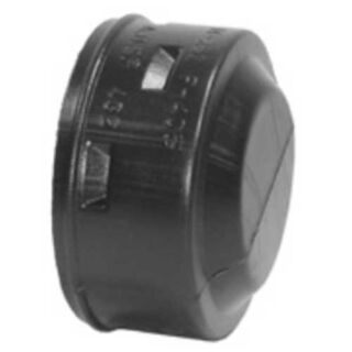 4 in. ADS Black HDPE End Cap