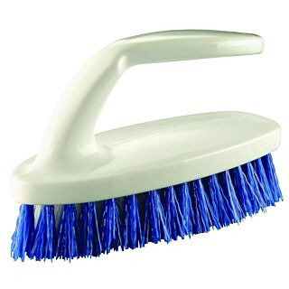 Quickie Scrubber Brush, Comfort-Grip Plastic Handle