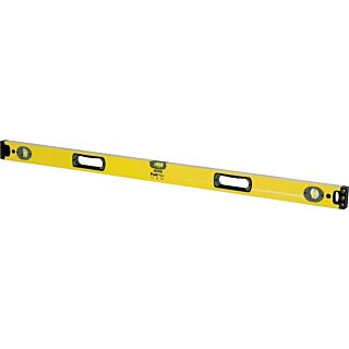 STANLEY 43-548 Box Beam Level, Block Vial, 3-Vial, 2-Hang Hole, Aluminum