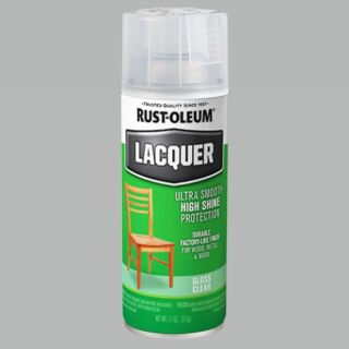 Rust-Oleum® Lacquer Sray, Clear Gloss, Oil-Based, Spray Paint,  11 oz.