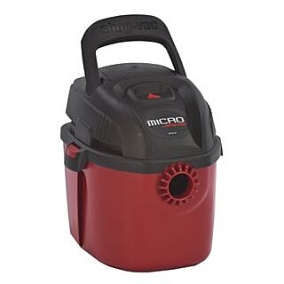 Shop-Vac Micro 2021000 Dry/Wet Corded Vacuum, 120 V, 1 gal Tank, 50 cfm