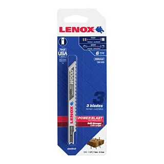 Lenox Jig Saw Blade, 6 TPI