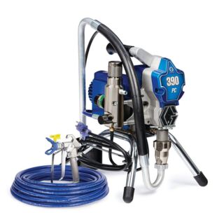 Graco 390 PC Electric Airless Sprayer, Stand