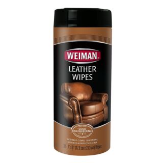 Weiman Leather Wipes, 30 - Count