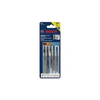 5 pc. T-Shank Jig Saw Blade Set for Wood and Metal