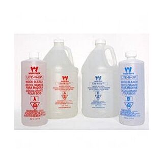 Wood Kote 08005 Lite-N-Up Wood Bleach 1 Gallon Kit 2-Part