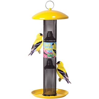 Perky-Pet  Wild Bird Feeder, Metal, Yellow