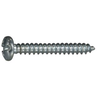 MIDWEST #6 x 1 in. Zinc Plated Steel Combo Phillips Pan Head Sheet Metal Screws  100 Count